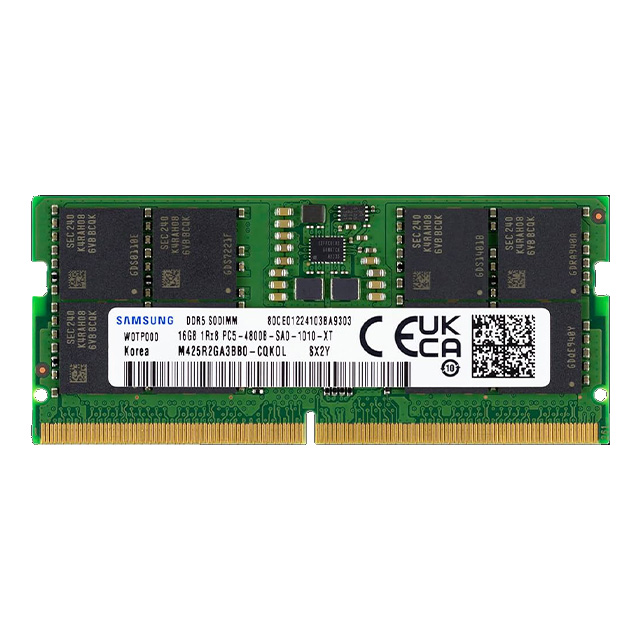 Memoria RAM SO-DIMM Samsung, 32GB, 2x16, DDR5, 4800Mhz - M425R2GA3BB0