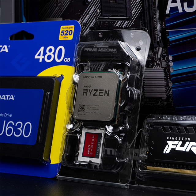 PC Essence + | Ryzen 3 3200G | 8 GB 3200 MHz | SSD 480 GB | Gráficos integrados | Monitor | Teclado y Mouse