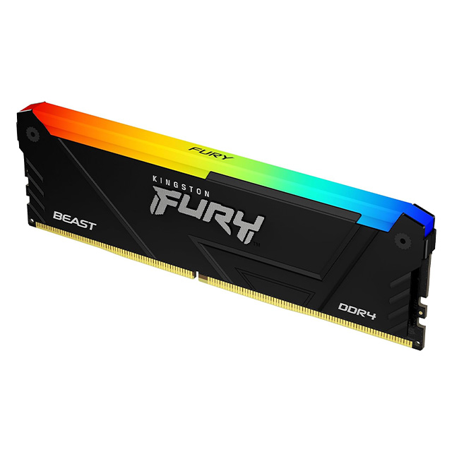Memoria RAM Kingston Fury Beast RGB 16GB 1x16GB 3200Mhz - KF432C16BB12A\16