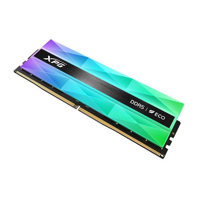 Memoria RAM XPG Lancer Neon RGB, 32GB, 2x16GB, DDR5, 6400Mhz, Eco Friendly, Blanco - AX5U7200C3416G-DCLANRSG
