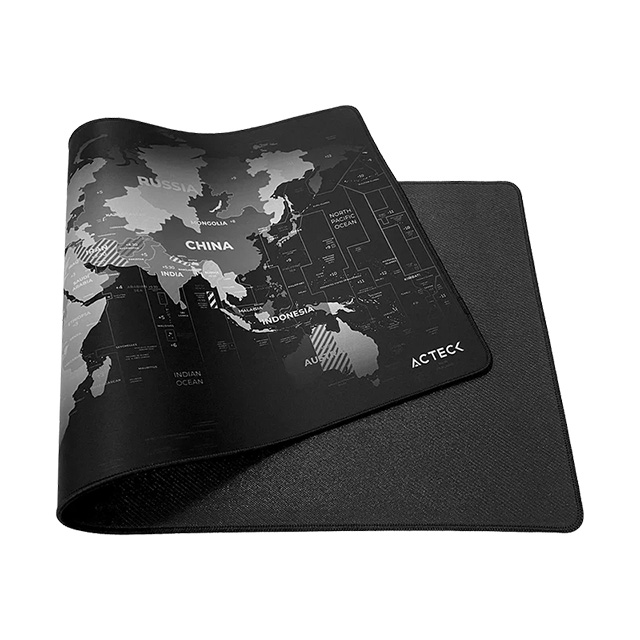 Mousepad Acteck Vibe Flow World MT494W, 80 x 35 cm, Negro - AC-941037