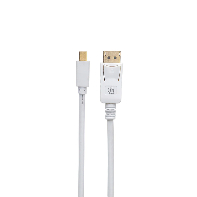 Cable Mini DisplayPort a DisplayPort Manhattan, 2 m, Macho a Macho, Blanco – 324748