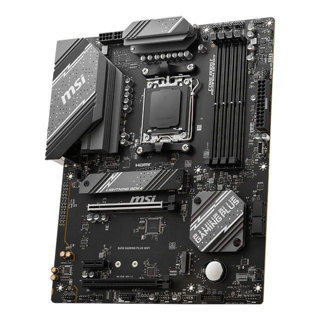 Tarjeta Madre MSI B650 Gaming Plus WiFi, ATX. AM5, DDR5 7200Mhz, x2 M.2, Wifi, Bluetooth