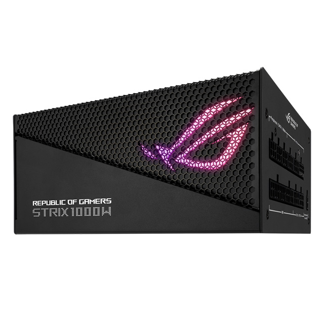 Fuente de Poder Rog Strix Aura Edition, 1000w, 80 Plus Gold, PCIe 5.0, Full Modular - ROG-STRIX-1000G-AURA-GAMING