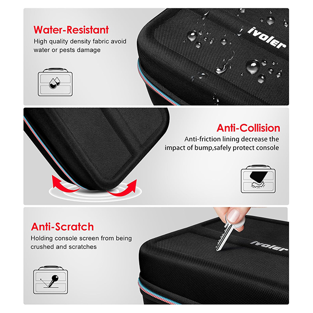 Funda ivoler para Nintendo Switch 2, Estuche Rígido Portátil de Transporte para Viaje