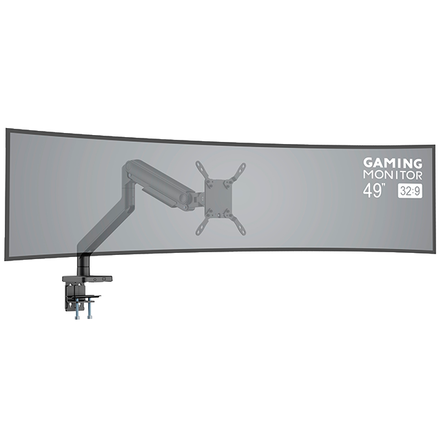 Soporte para Monitor Manhattan 17–49", Escritorio, VESA 75/100, Ajustable – 462570