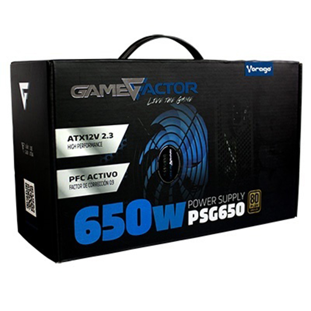 Fuente de Poder GameFactor PSG650 650Watts 80 Plus Bronze