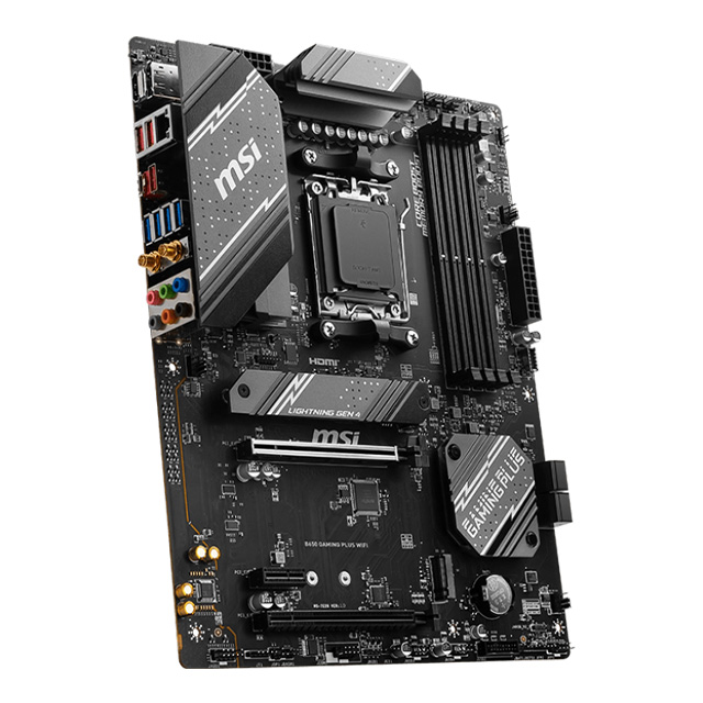 Tarjeta Madre MSI B650 Gaming Plus WiFi, ATX. AM5, DDR5 7200Mhz, x2 M.2, Wifi, Bluetooth
