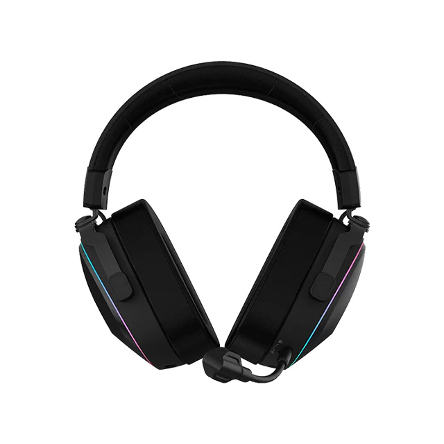 Diadema Gamer Balam Rush Aeon Expert HS1100, Inalámbrico, 3.5mm, Bluetooth, 2.4 MHz, Mic desmontable, Sonido 7.1, PC, Moviles, Consolas, RGB, Recargables, Negro - BR-938501