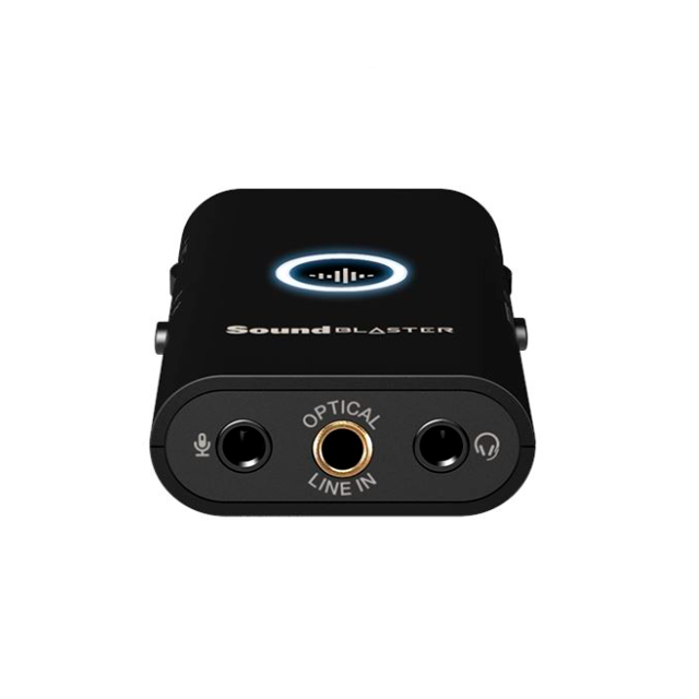 Tarjeta de Sonido Externa Creative Sound Blaster G3, USB-C, DAC 24-bit/96kHz, Amplificador de Audífonos, 7.1 Virtual – 70SB183000000