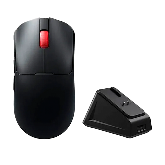 Mouse Gamer Inalámbrico AULA SC380 Pro Black, 12,000 DPI, PAW3311, 1000 Hz, Tri-Mode, Base de Carga, 55 g – 8500-0125