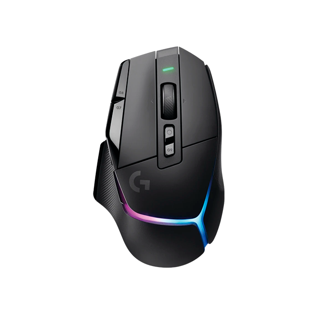 Mouse Gaming Logitech G502 X PLUS Inalámbrico, RGB LIGHTSYNC, HERO 25K, Negro – 910-006161