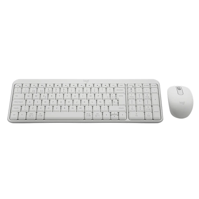 Combo Teclado y Mouse Logitech MK250 Inalámbrico, Compacto, Blanco – 920-013514