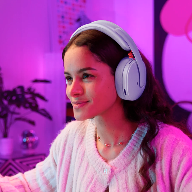 Diadema Gamer Inalámbricos Logitech G325 LIGHTSPEED, Bluetooth 5.3, USB-A LIGHTSPEED, USB-C, Lila – 981-001538