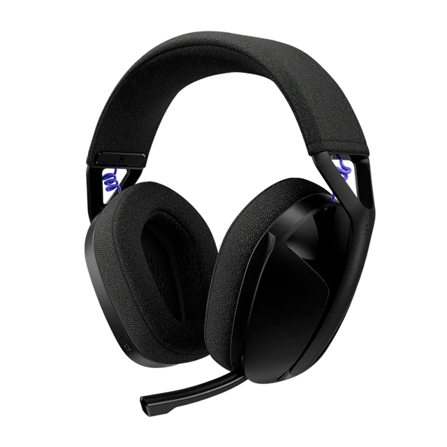Diadema Gamer Inalámbricos Logitech G321 LIGHTSPEED, Bluetooth 5.2, 2.4 GHz, micrófono flip-to-mute, USB-C, negro – 981-001562