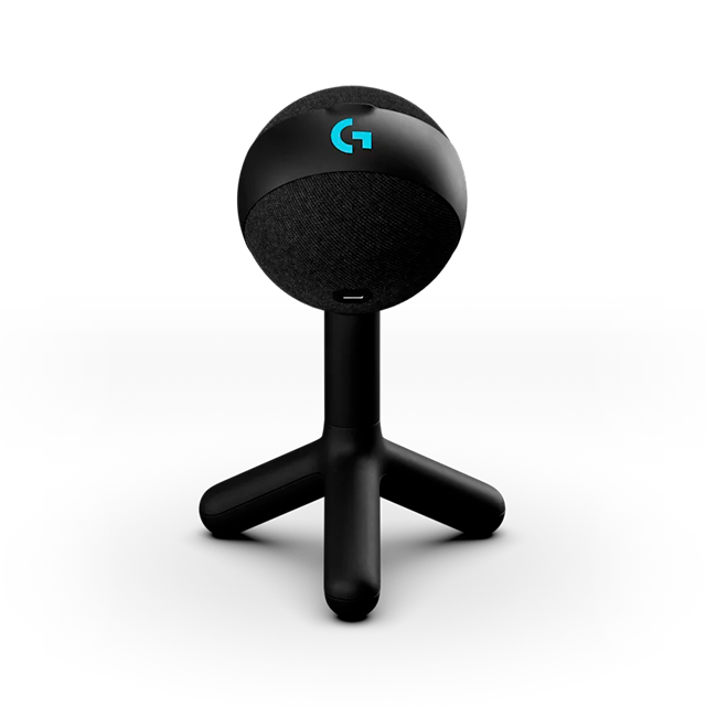Micrófono USB Logitech G YETI ORB, RGB LIGHTSYNC, Condensador, Negro – 988-000550