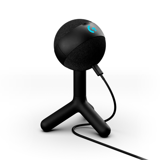 Micrófono USB Logitech G YETI ORB, RGB LIGHTSYNC, Condensador, Negro – 988-000550