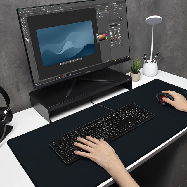 Mousepad Acteck Vibe Flow Max MT480, 90 × 40 cm, 3 mm – Negro – AC-934466