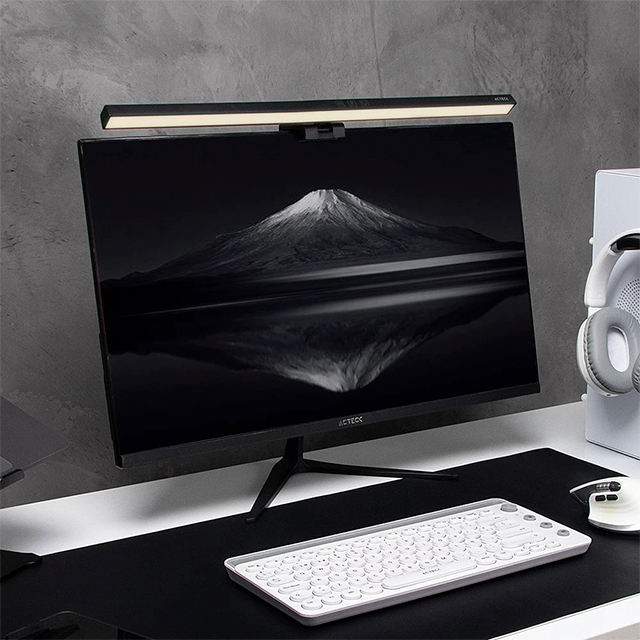 Barra de luz LED para monitor Acteck Luminate Top BL465, 3 colores, USB – Negro – AC-934985