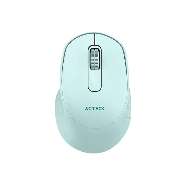 Mouse Acteck Óptico Optimize Ergo MI470, Inalámbrico, USB-A, 1600DPI, Tiffany - AC-939898