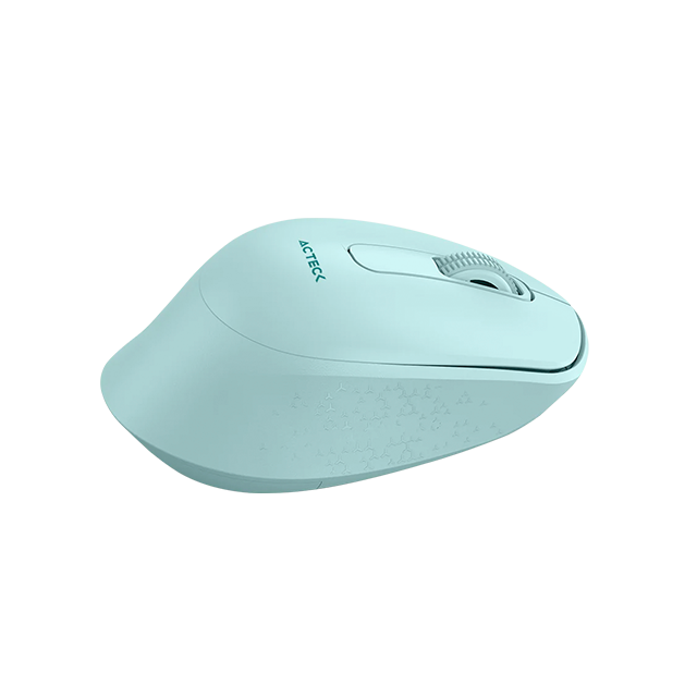 Mouse Acteck Óptico Optimize Ergo MI470, Inalámbrico, USB-A, 1600DPI, Tiffany - AC-939898