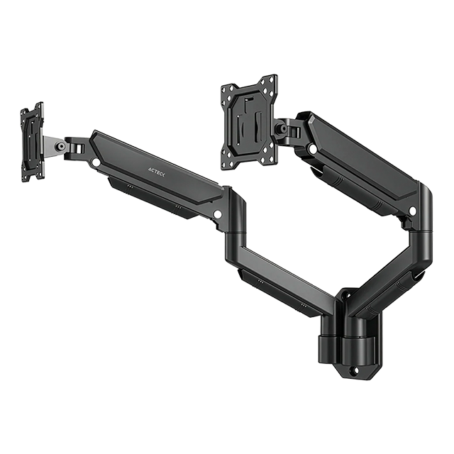 Soporte Doble de Pared para Monitor Enforce Motion SM725, VESA 75×75 / 100×100, Advanced Series, negro – AC-944762