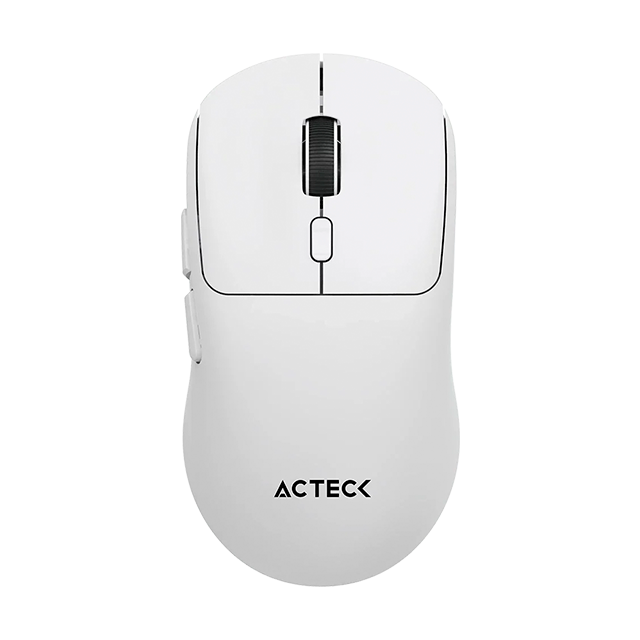Mouse Ergonómico Multidispositivo Acteck Instinct Click MI484, 3200 DPI, 2.4 GHz + Bluetooth 5.2, 5 Botones, Recargable, Blanco Avena – AC-945653