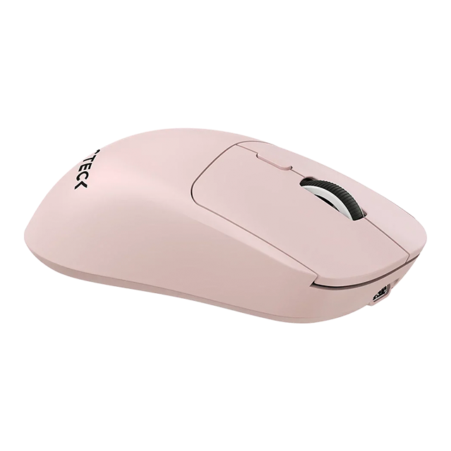 Mouse Ergonómico Multidispositivo Acteck Instinct Click MI484, 3200 DPI, 2.4 GHz + Bluetooth, 5 Botones, Recargable, Rosa – AC-945677