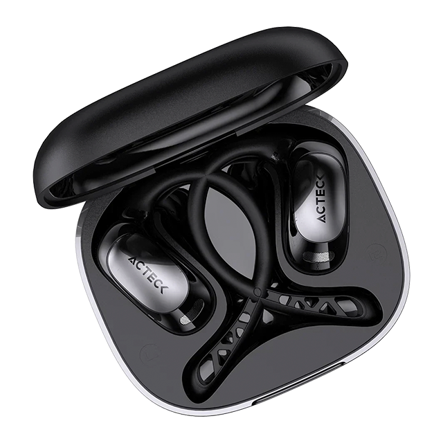 Audífonos Inalámbricos Acteck Flow Open EF700, Bluetooth 6.0, TWS, Estéreo 2.0, hasta 26 h con Estuche, Android/iOS – AC-945929