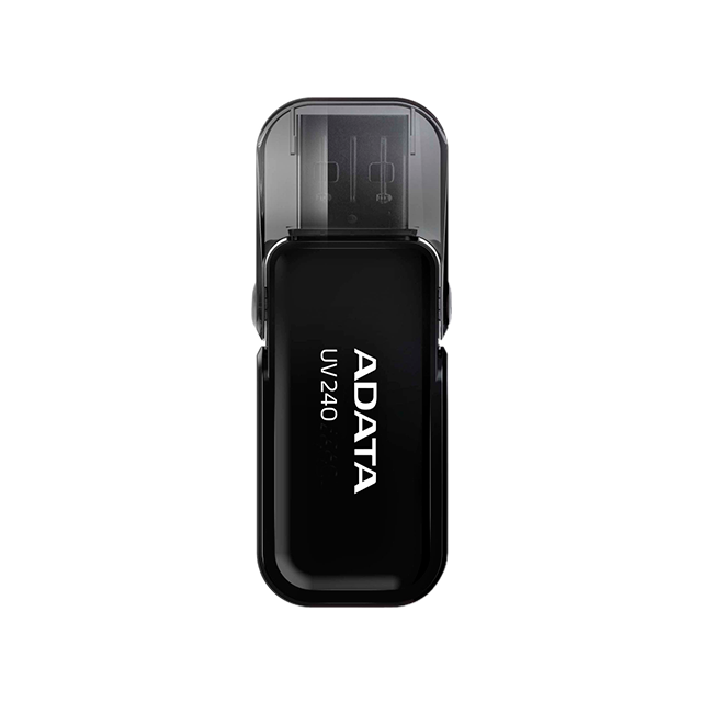 Memoria USB Adata UV240, 32GB, USB-A 2.0, Negro - AUV240-32G-RBK