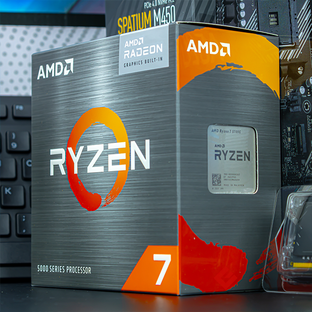 PC Nucleus + | Ryzen 7 5700G | 8 GB 3200 MHz | SSD M.2 500 GB | Gráficos integrados | Monitor | Teclado y Mouse