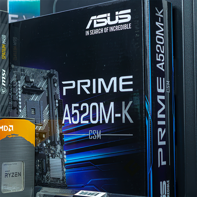 PC Nucleus + | Ryzen 7 5700G | 8 GB 3200 MHz | SSD M.2 500 GB | Gráficos integrados | Monitor | Teclado y Mouse