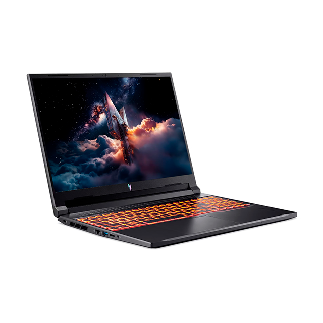 Laptop Acer Nitro V 16 AI, 16" IPS 180Hz, Ryzen 5 240, RTX 5050 8GB GDDR7, 16GB RAM, 512GB SSD, Obsidian Black – ANV16-42-R309