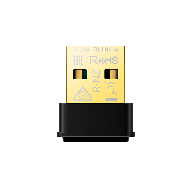 Adaptador Inalámbrico USB TP-Link Archer T3U Nano, AC1300, Doble Banda, USB – Archer T3U Nano
