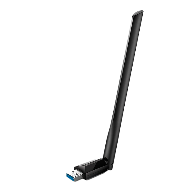 TP-Link Archer T3U Plus, Adaptador USB Wi-Fi AC1300 Dual Band, Antena de Alta Ganancia, USB 3.0 - ARCHER T3U PLUS