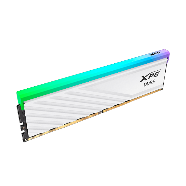 Memoria RAM ADATA XPG Lancer Blade RGB 16 GB, DDR5, 6000 MHz CL48, Blanco – AX5U6000C4816G-SLABRWH