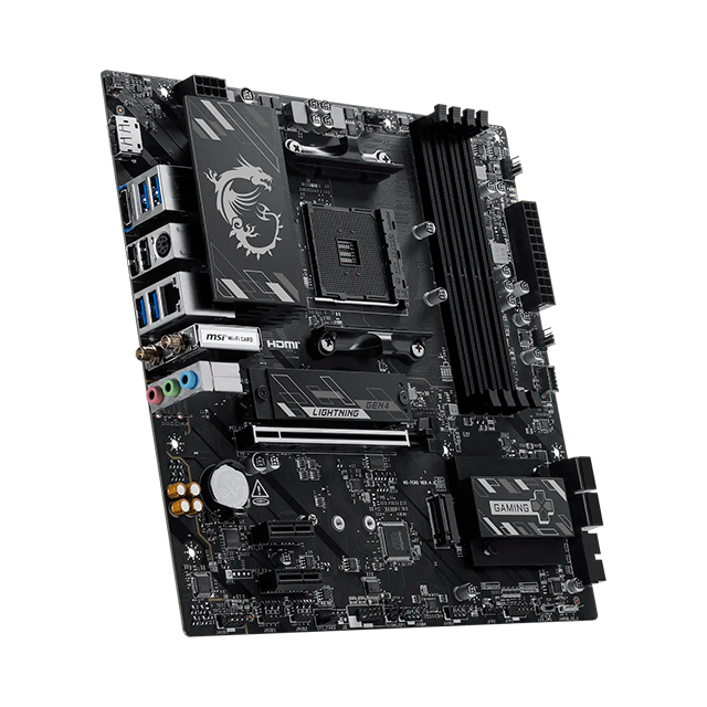 Tarjeta Madre MSI B550M GAMING PLUS WIFI6E, AM4, DDR4 hasta 128 GB, PCIe 4.0, 2× M.2, Wi-Fi 6E, Bluetooth 5.3, Micro-ATX – B550M GAMING PLUS WIFI6E