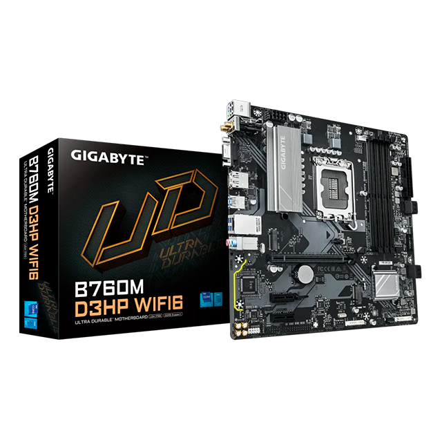 Tarjeta Madre GIGABYTE B760M D3HP WIFI6, Micro-ATX, DDR5, WiFi 6, Intel LGA1700 – B760M D3HP WIFI6