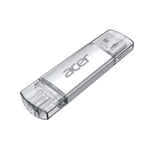 Memoria USB Acer UT300 16GB, USB 3.2 Gen 1, Dual USB-A/USB-C, lectura 150 MB/s, escritura 90 MB/s – BL.9BWWA.587