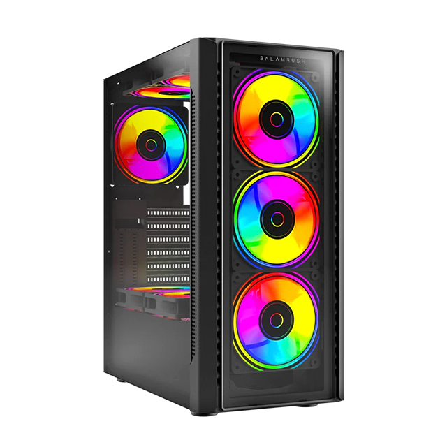 Gabinete Gamer Compact Media Torre Dragonfly Perform Aircool GM590AB, ATX, Mesh, ARGB, Negro – BR-935968