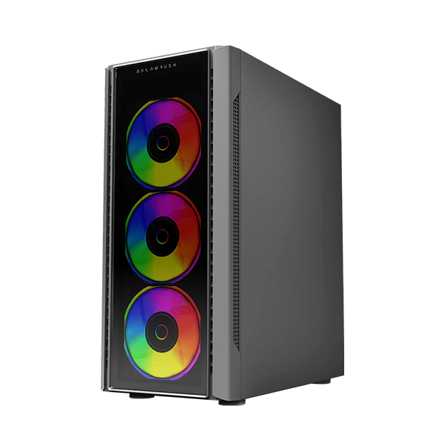 Gabinete Gamer Compact Media Torre Dragonfly Perform Aircool GM590AB, ATX, Mesh, ARGB, Negro – BR-935968