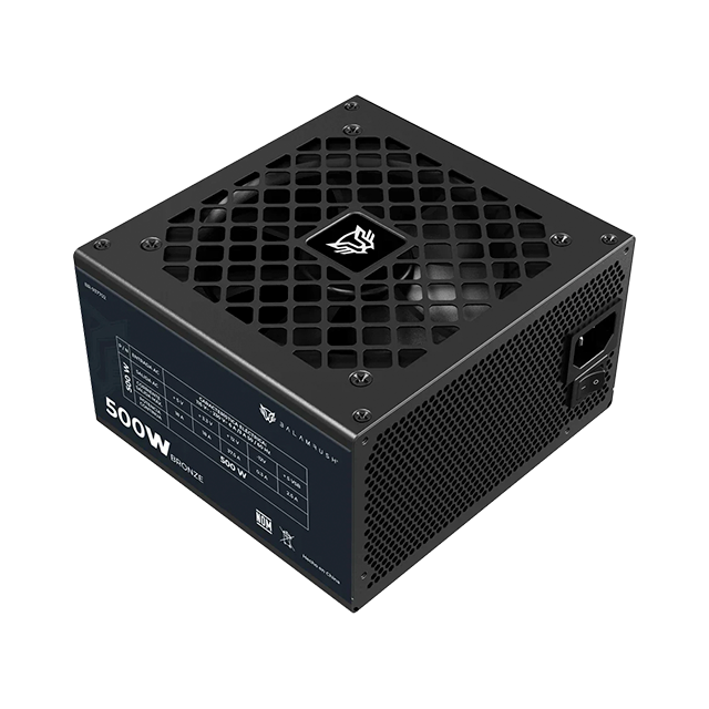 Fuente de Poder BALAM RUSH GR BURST GR500B, ATX 500W, 80 Plus Bronze, No Modular, Color Negro - BR-937702