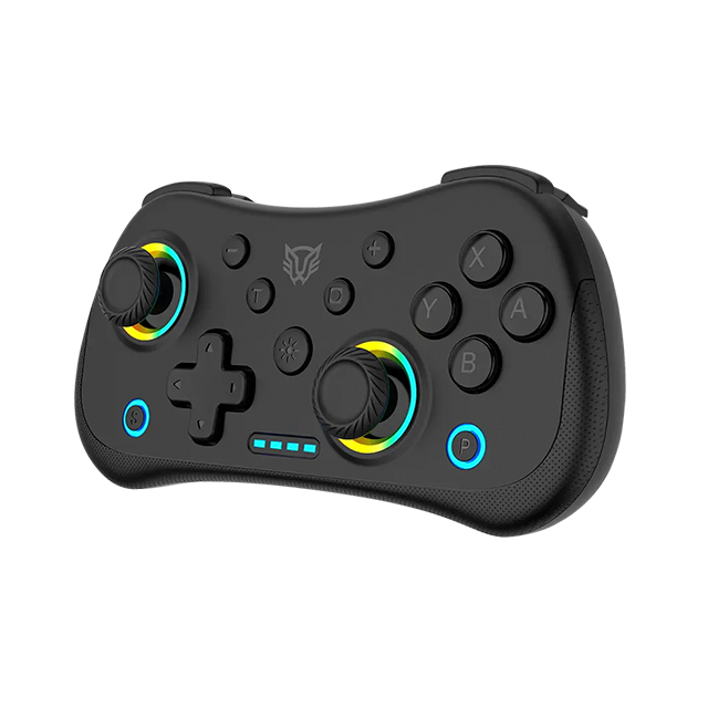 Control Inalámbrico Balam Rush Kontrol Pocket G555, Bluetooth 5.0 / USB-C, Multiplataforma, Compatible Nintendo Switch, RGB, Negro - BR-942553