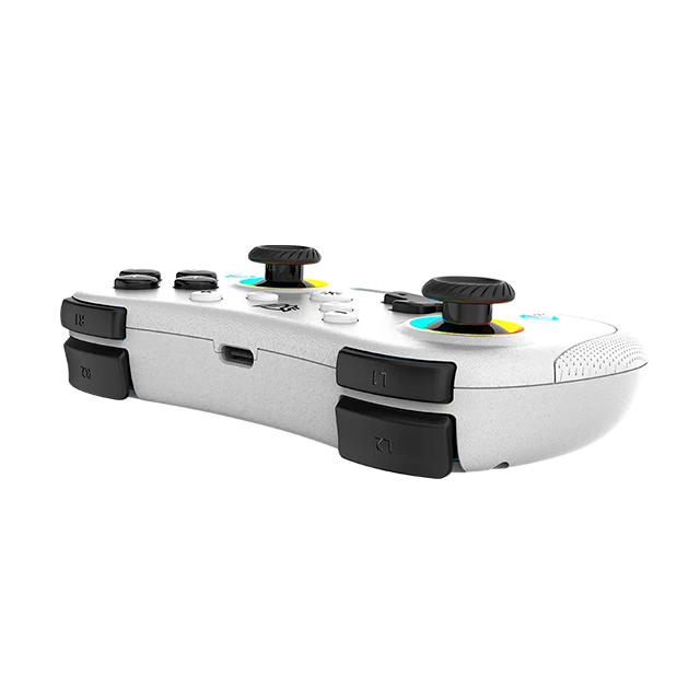 Control Inalámbrico Balam Rush Kontrol Pocket G555, Bluetooth 5.0 / USB-C, Multiplataforma, Compatible Nintendo Switch, RGB, Blanco - BR-942560