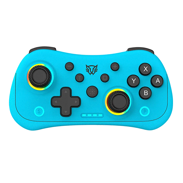 Control Inalámbrico Balam Rush Kontrol Pocket G555, Bluetooth 5.0 / USB-C, Multiplataforma, Compatible Nintendo Switch, RGB, Azul - BR-942577