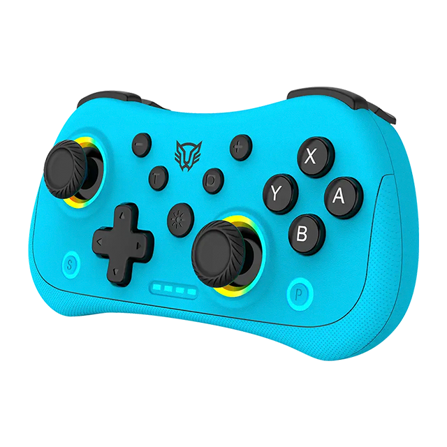 Control Inalámbrico Balam Rush Kontrol Pocket G555, Bluetooth 5.0 / USB-C, Multiplataforma, Compatible Nintendo Switch, RGB, Azul - BR-942577