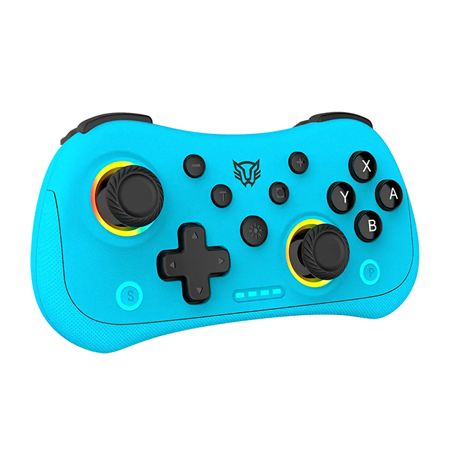 Control Inalámbrico Balam Rush Kontrol Pocket G555, Bluetooth 5.0 / USB-C, Multiplataforma, Compatible Nintendo Switch, RGB, Azul - BR-942577