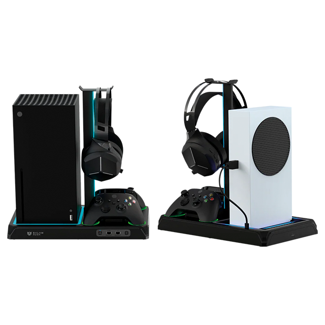 Base Enfriadora Froost Xtreme BE660 para Xbox, carga de controles, baterías incluidas, RGB, negro – BR-943628