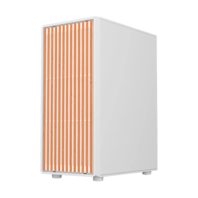 Gabinete Gamer Dragonfly Wood GM580CW, Blanco, ATX/Micro-ATX/Mini-ITX, Panel Frontal Tipo Madera – BR-943970