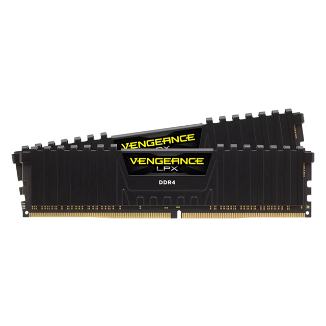 Memoria RAM Corsair Vengeance LPX, 16GB (2×8GB), DDR4, 3200 MHz, CL16, UDIMM, negro – CMK16GX4M2B3200C16